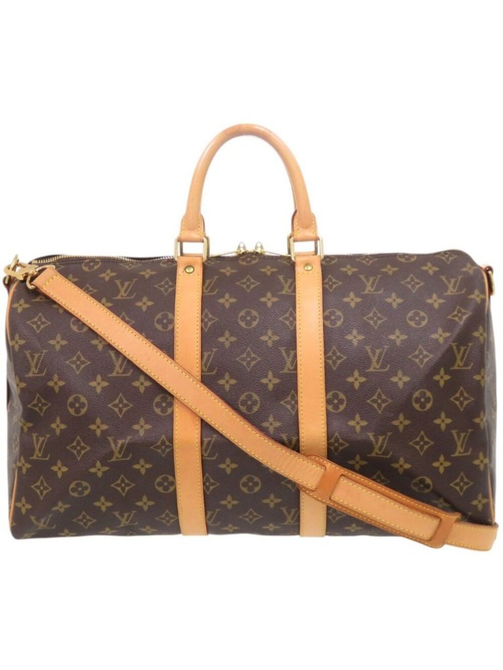 Louis Vuitton Keepall Bandouliere 45 Monogram Boston Bag